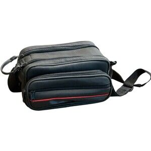 Prinz 4000 Camera Case Photo/Video Bag Black W/ Red Trim VTG 90’s